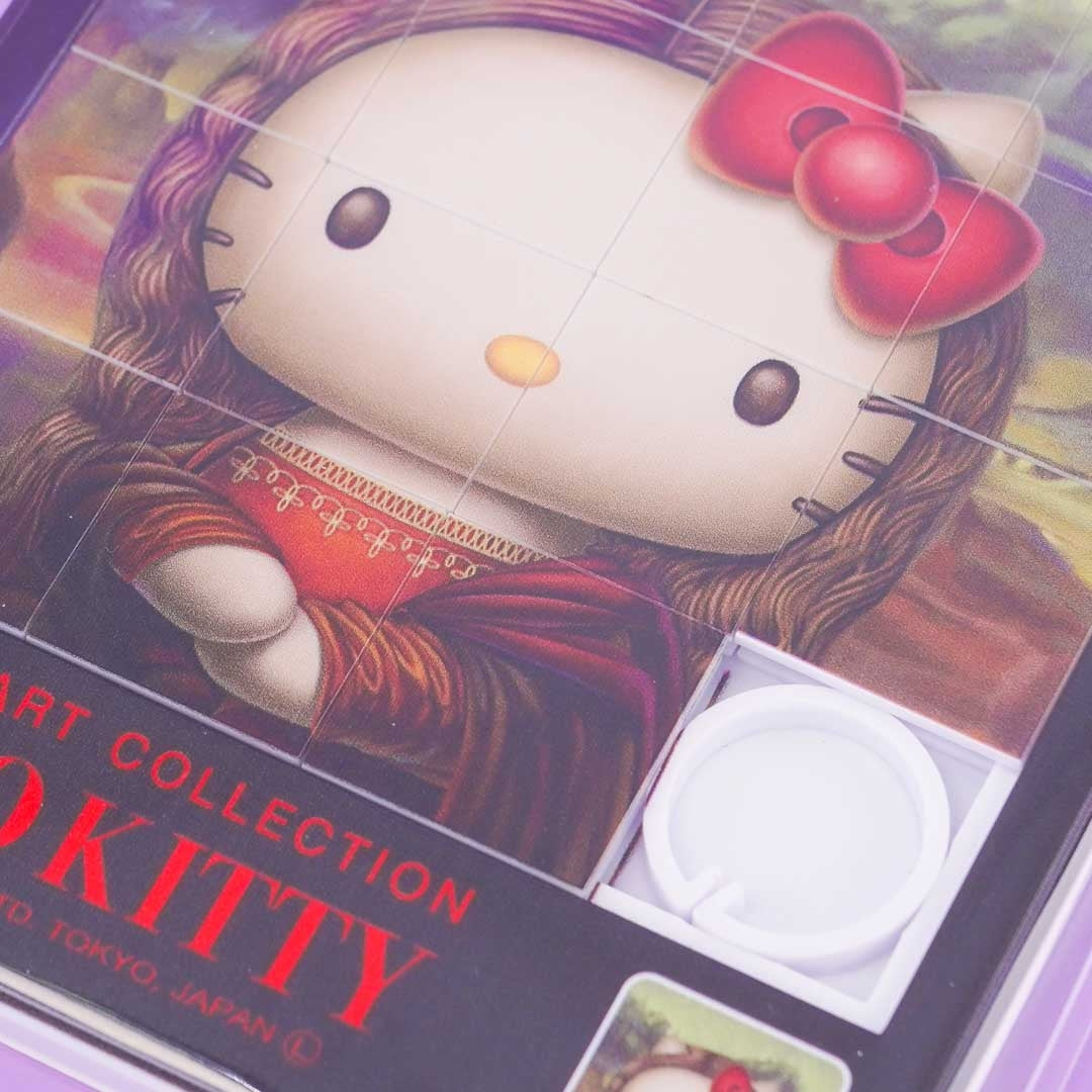 Hello Kitty Museum Art Collection Sliding Puzzle - Mona Lisa