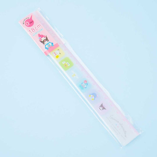 Sanrio Characters Doll Play Slim Ruler