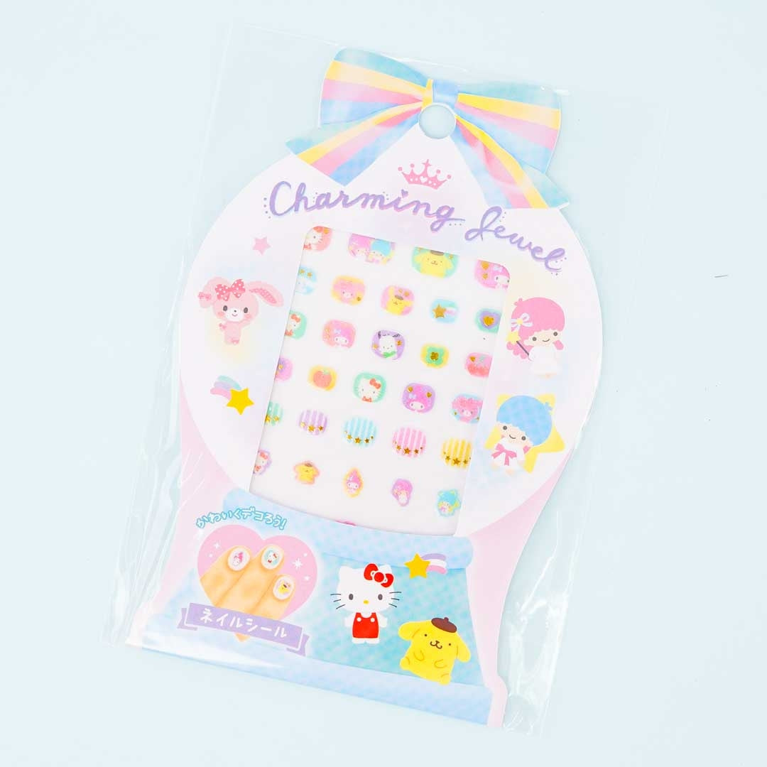 Sanrio Characters Love Charming Jewel Nail Stickers