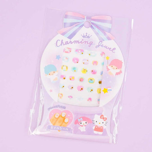 Sanrio Characters Charming Jewel Nail Stickers