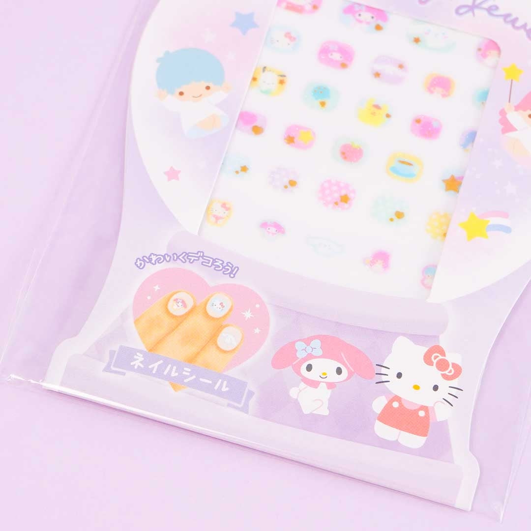 Sanrio Characters Charming Jewel Nail Stickers