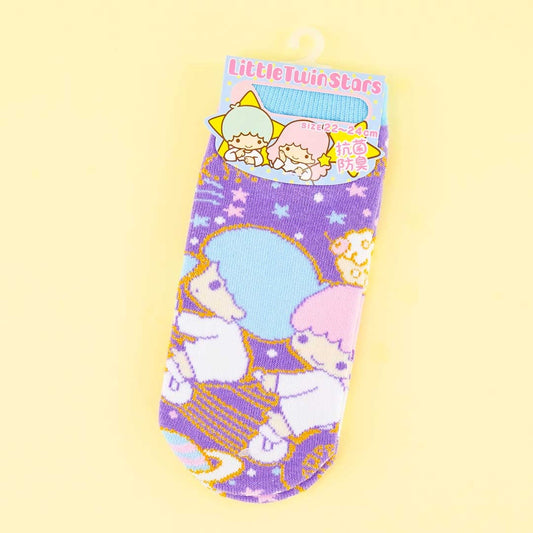 Little Twin Stars Night Sky Bicycle Socks