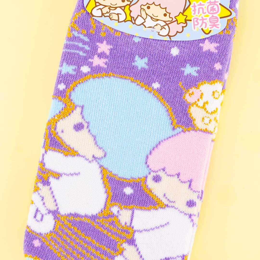 Little Twin Stars Night Sky Bicycle Socks