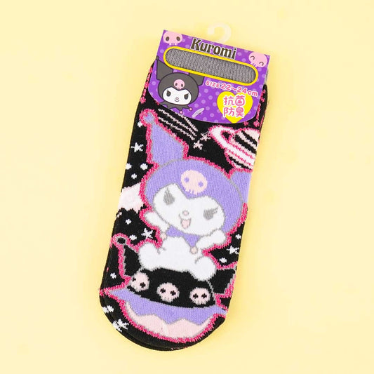 Kuromi Flying Saucer Ride Socks