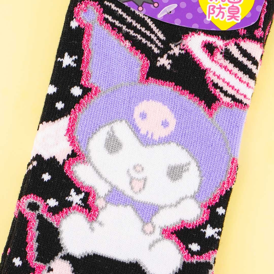 Kuromi Flying Saucer Ride Socks