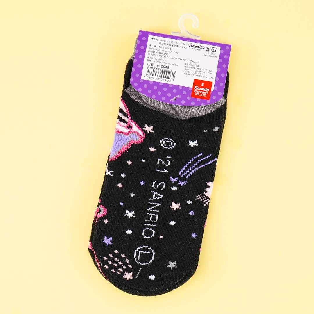 Kuromi Flying Saucer Ride Socks