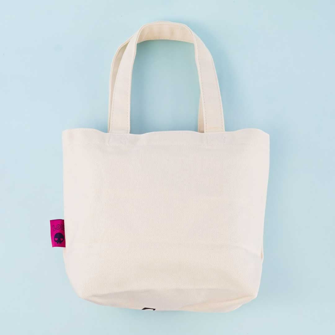 Kuromi Air Kiss Canvas Mini Tote Bag