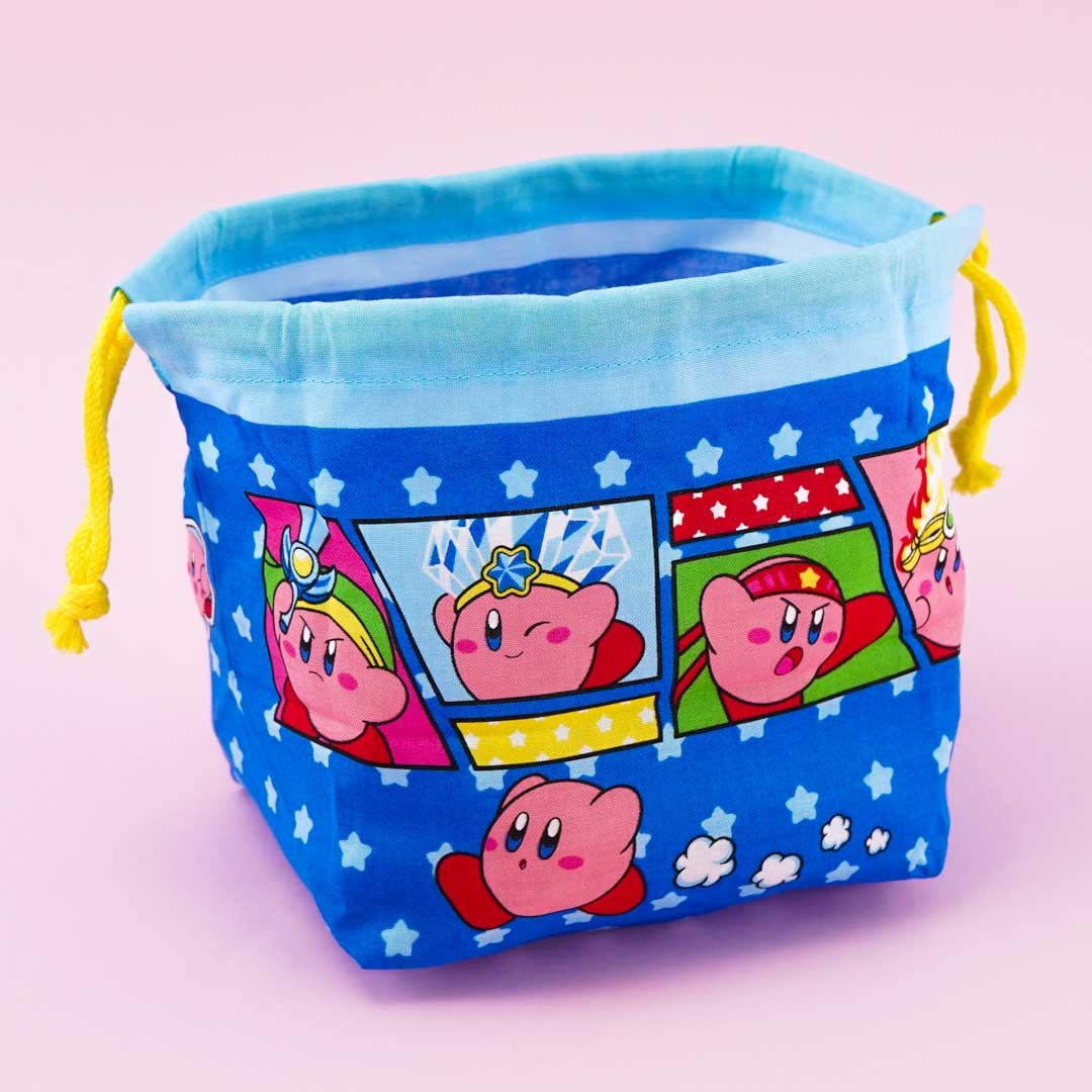 Kirby Of The Stars Drawstring Lunch Bag