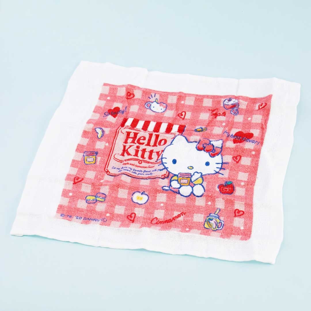 Hello Kitty Picnic Wet Towel With Cylinder Case