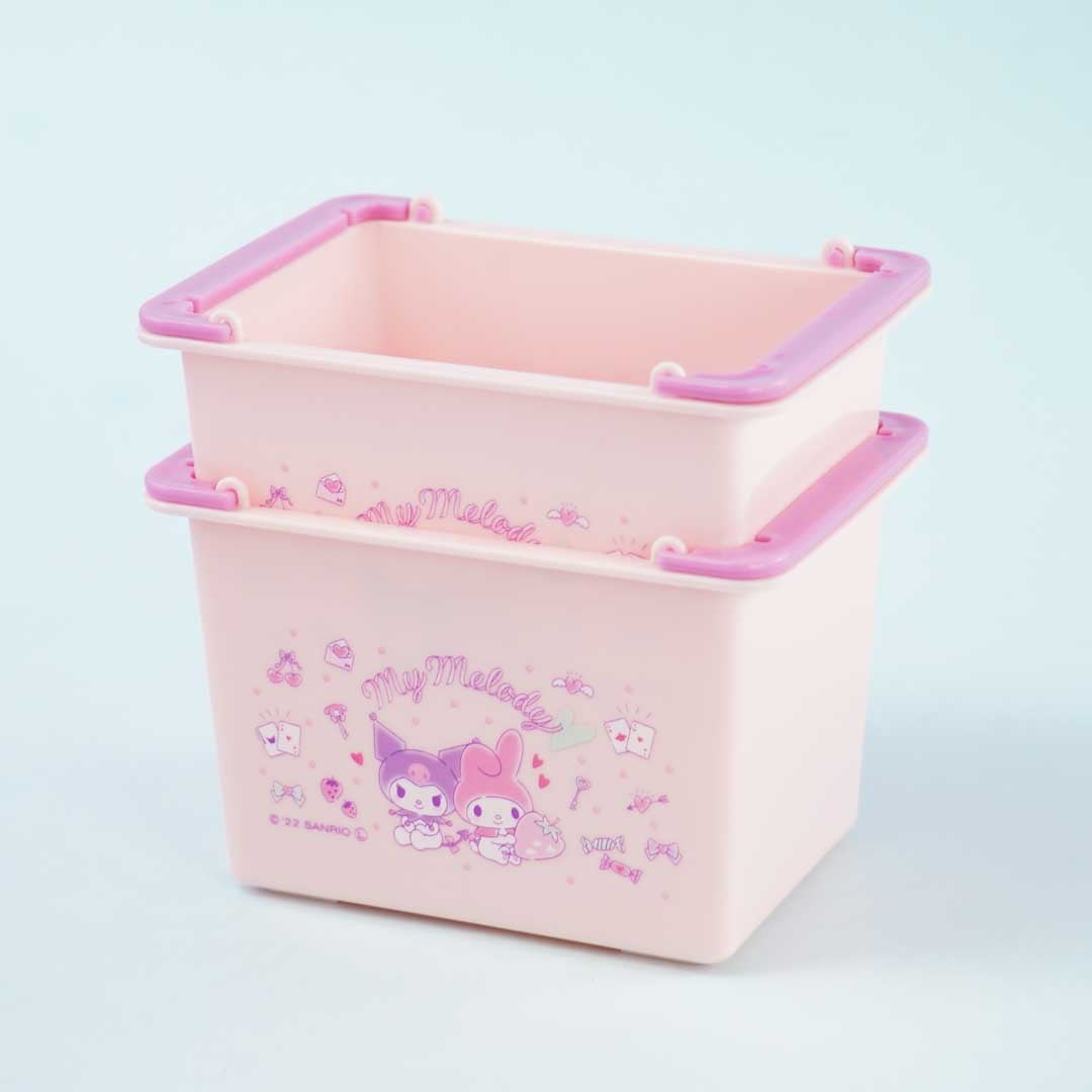 My Melody & Kuromi Friendship Stackable Mini Basket Set