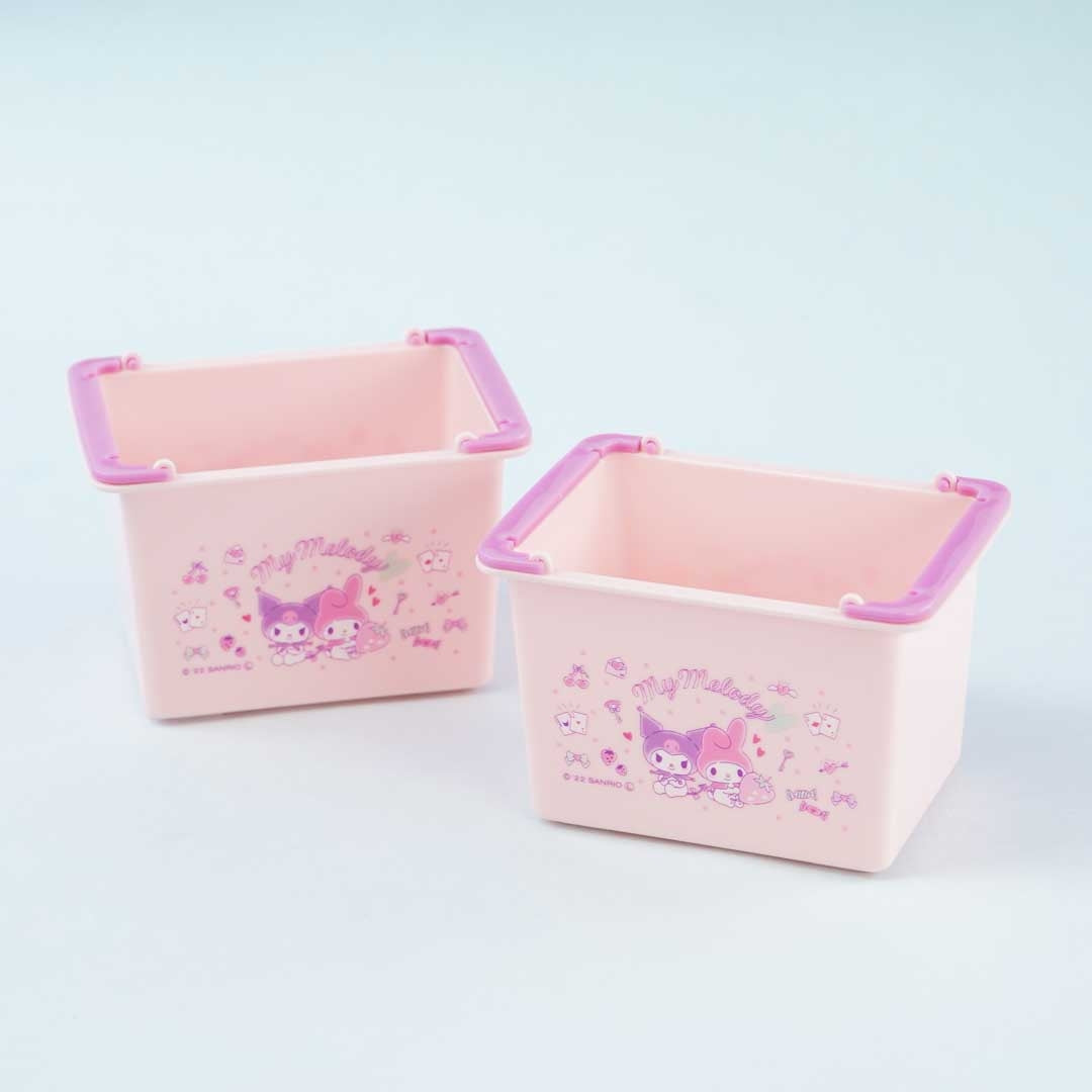My Melody & Kuromi Friendship Stackable Mini Basket Set