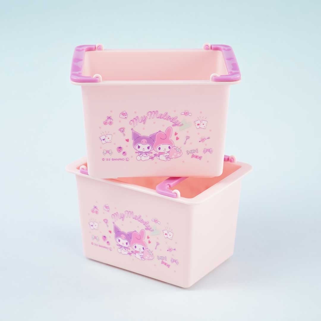 My Melody & Kuromi Friendship Stackable Mini Basket Set