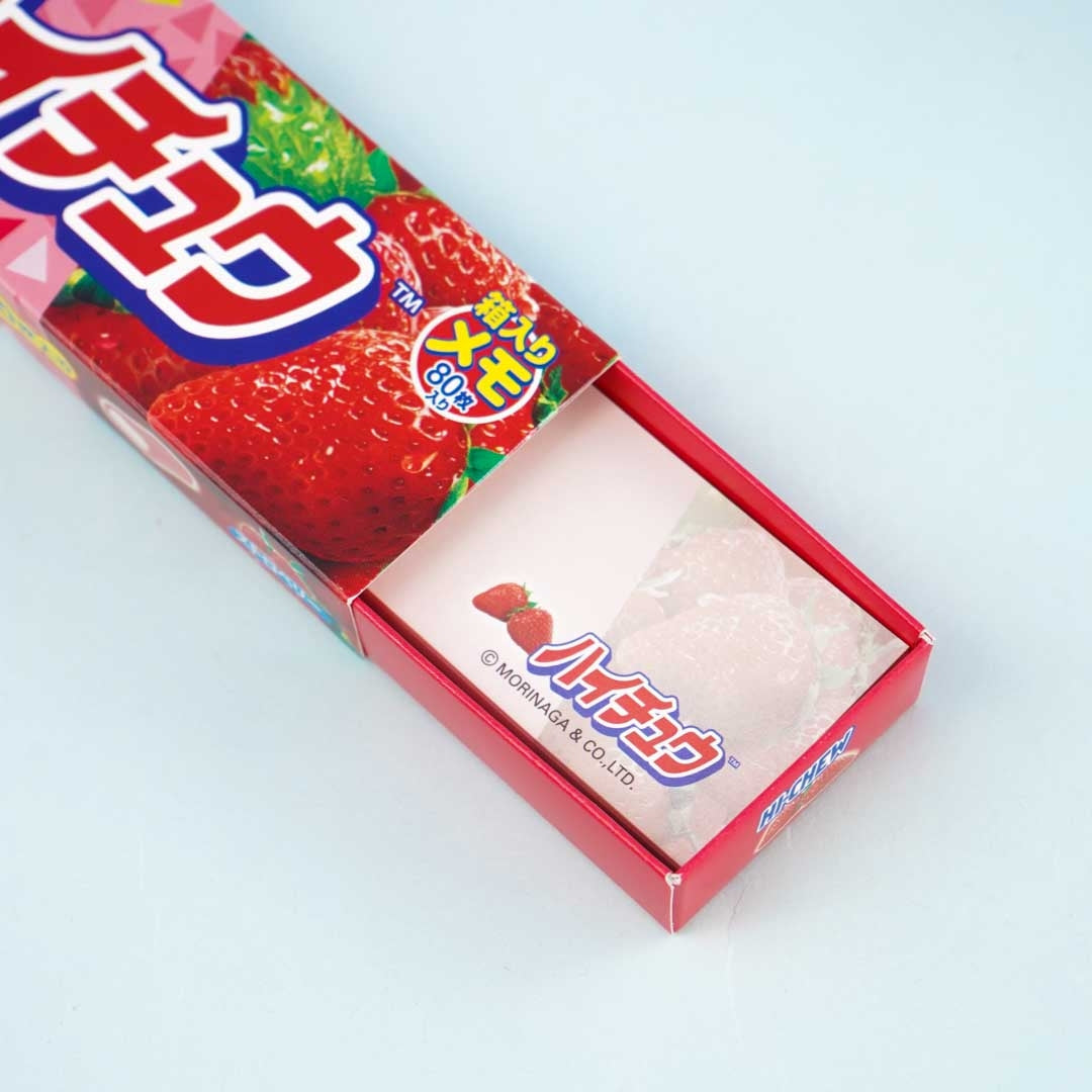 Hi-Chew Strawberry Boxed Sticky Notes
