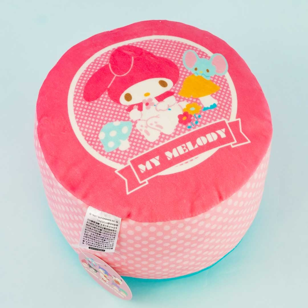 My Melody Mushroom Puff Round Cushion