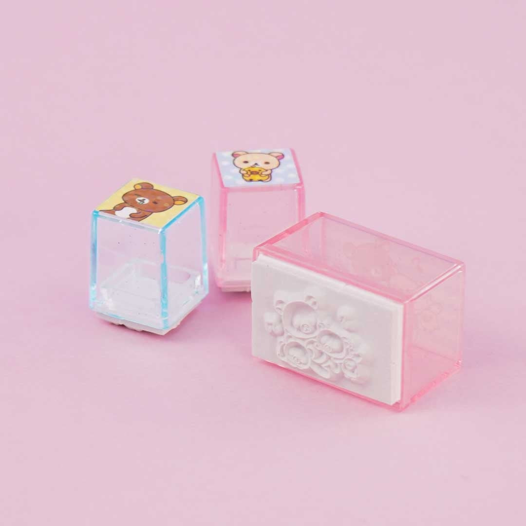 Rilakkuma Sweet Friendship Glittery Stamp Set