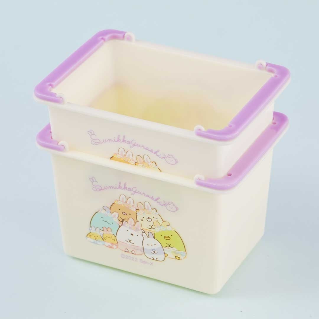 Sumikko Gurashi Usagi's Garden Stackable Mini Basket Set