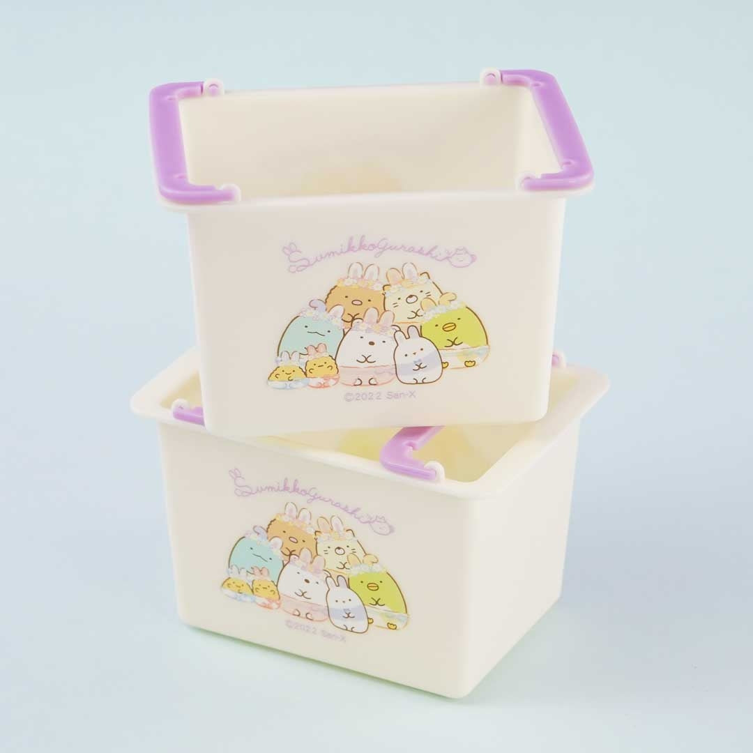 Sumikko Gurashi Usagi's Garden Stackable Mini Basket Set