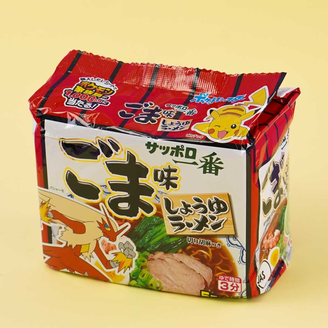 Pokemon Sapporo Ichiban Noodle Pack - Sesame Ramen