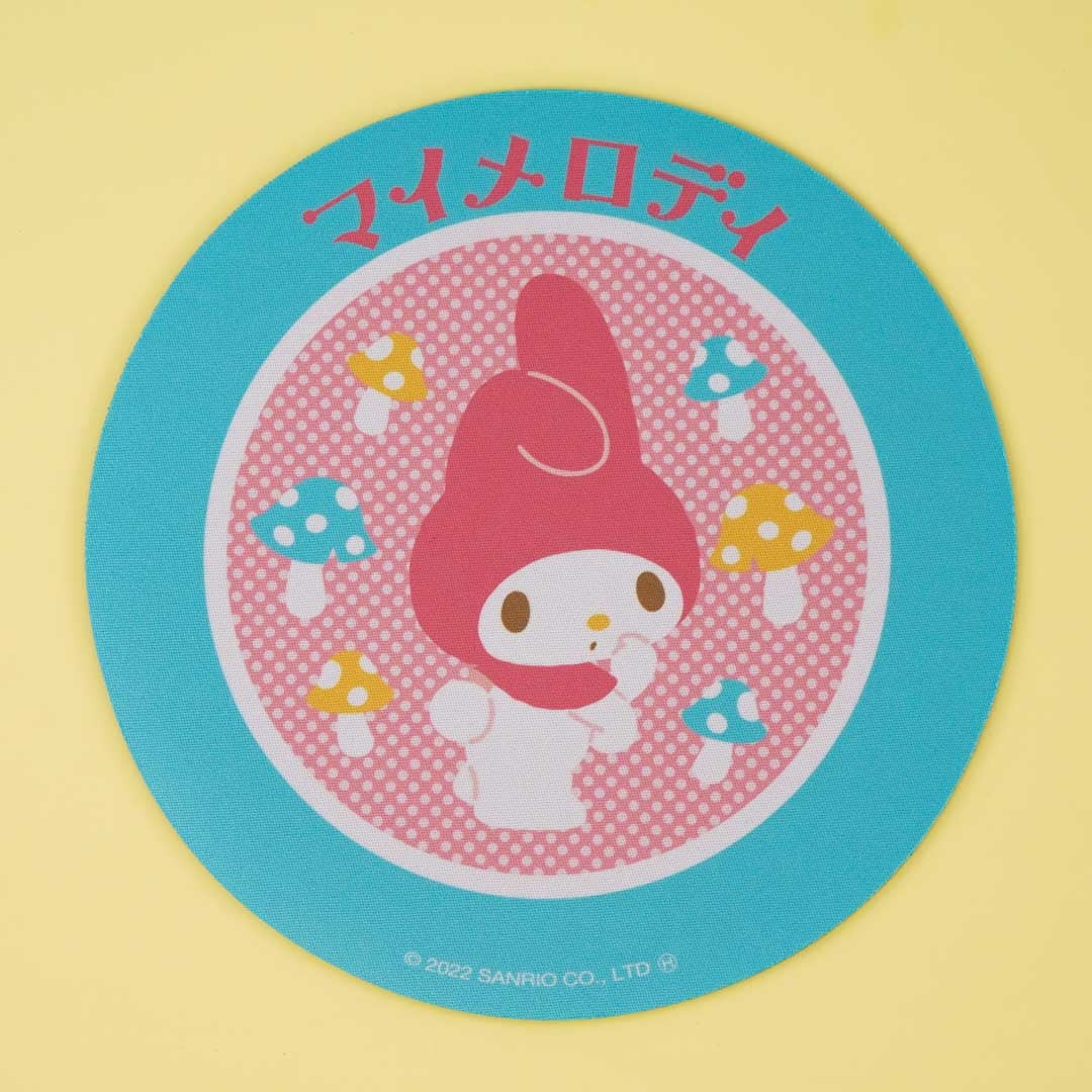 My Melody Showa Retro Series Round Mouse Pad