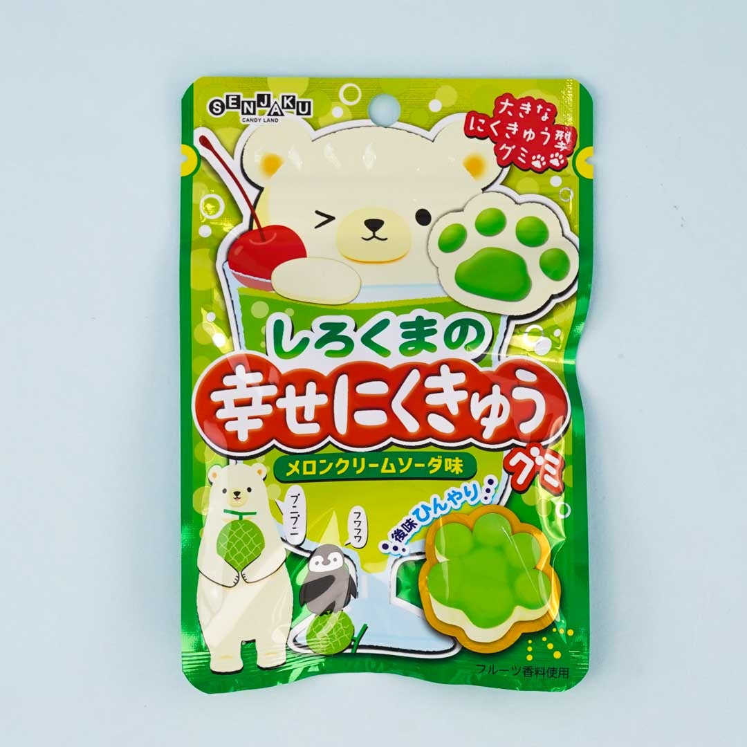 Senjaku Happy Nikukyu Paw Gummy - Melon Cream Soda