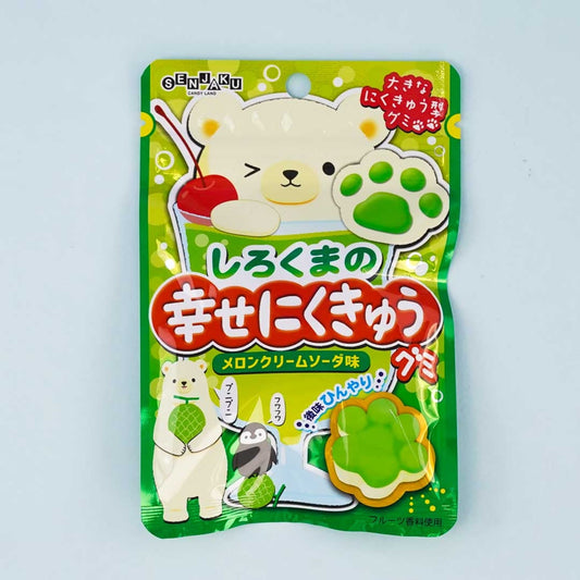 Senjaku Happy Nikukyu Paw Gummy - Melon Cream Soda