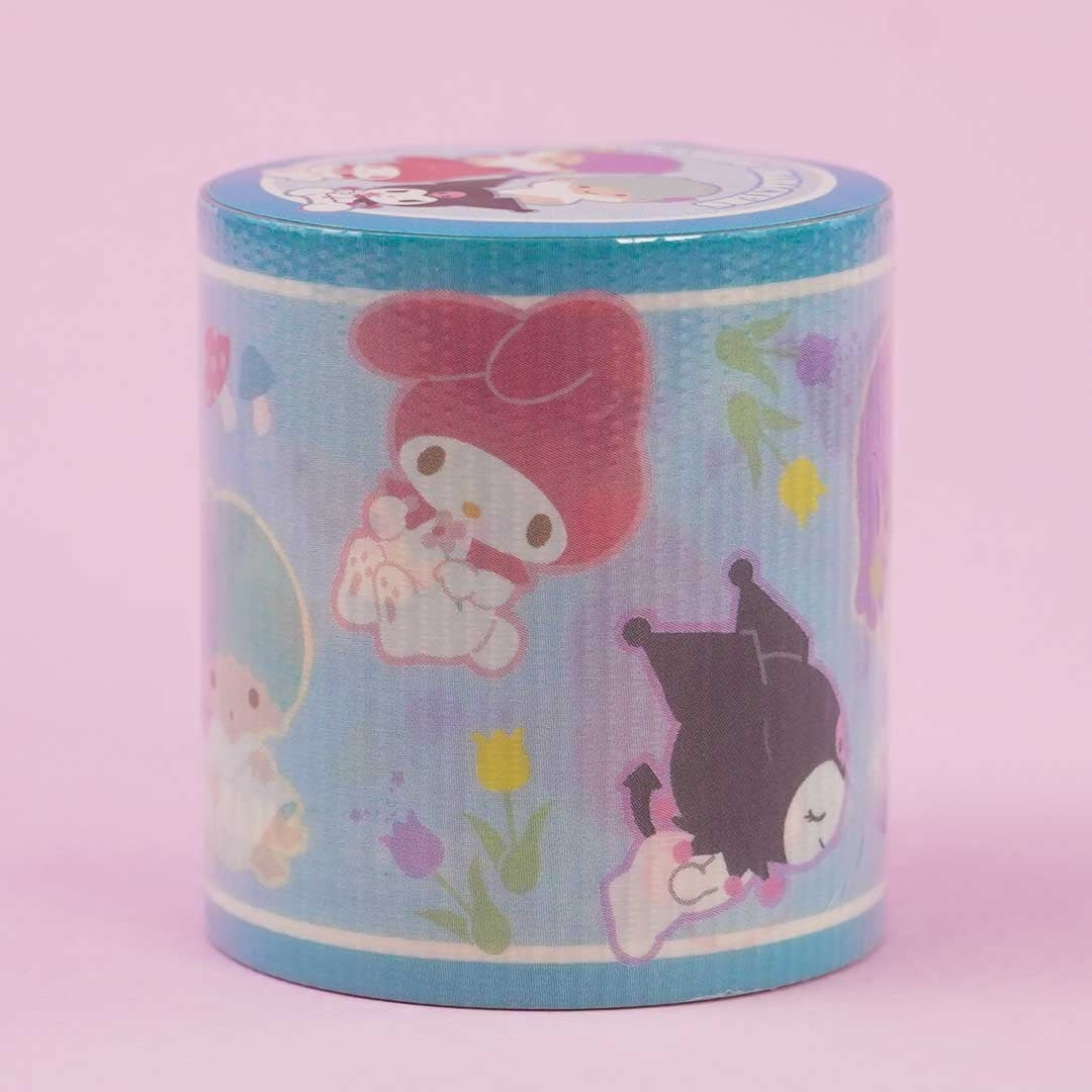 Sanrio Characters Showa Flowers Retro Masking Tape