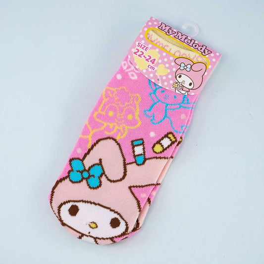 My Melody Flower Jacquard Socks