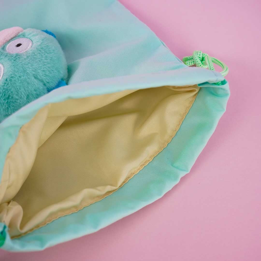 Hangyodon Plushie Head Drawstring Pouch
