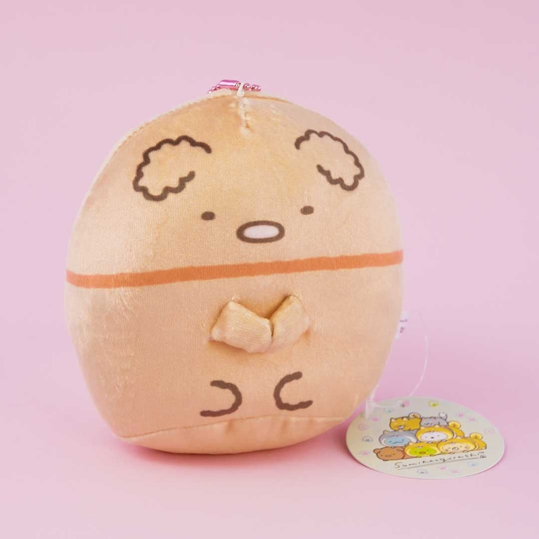 Sumikko Gurashi Mochimochi Dog Plushie Charm - Tonkatsu