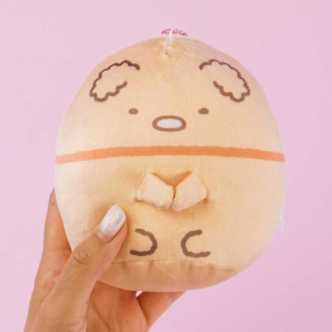 Sumikko Gurashi Mochimochi Dog Plushie Charm - Tonkatsu