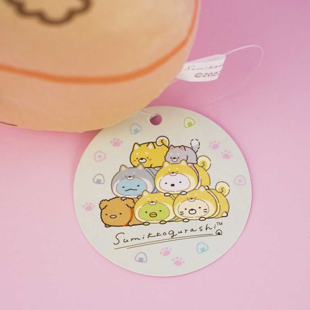Sumikko Gurashi Mochimochi Dog Plushie Charm - Tonkatsu