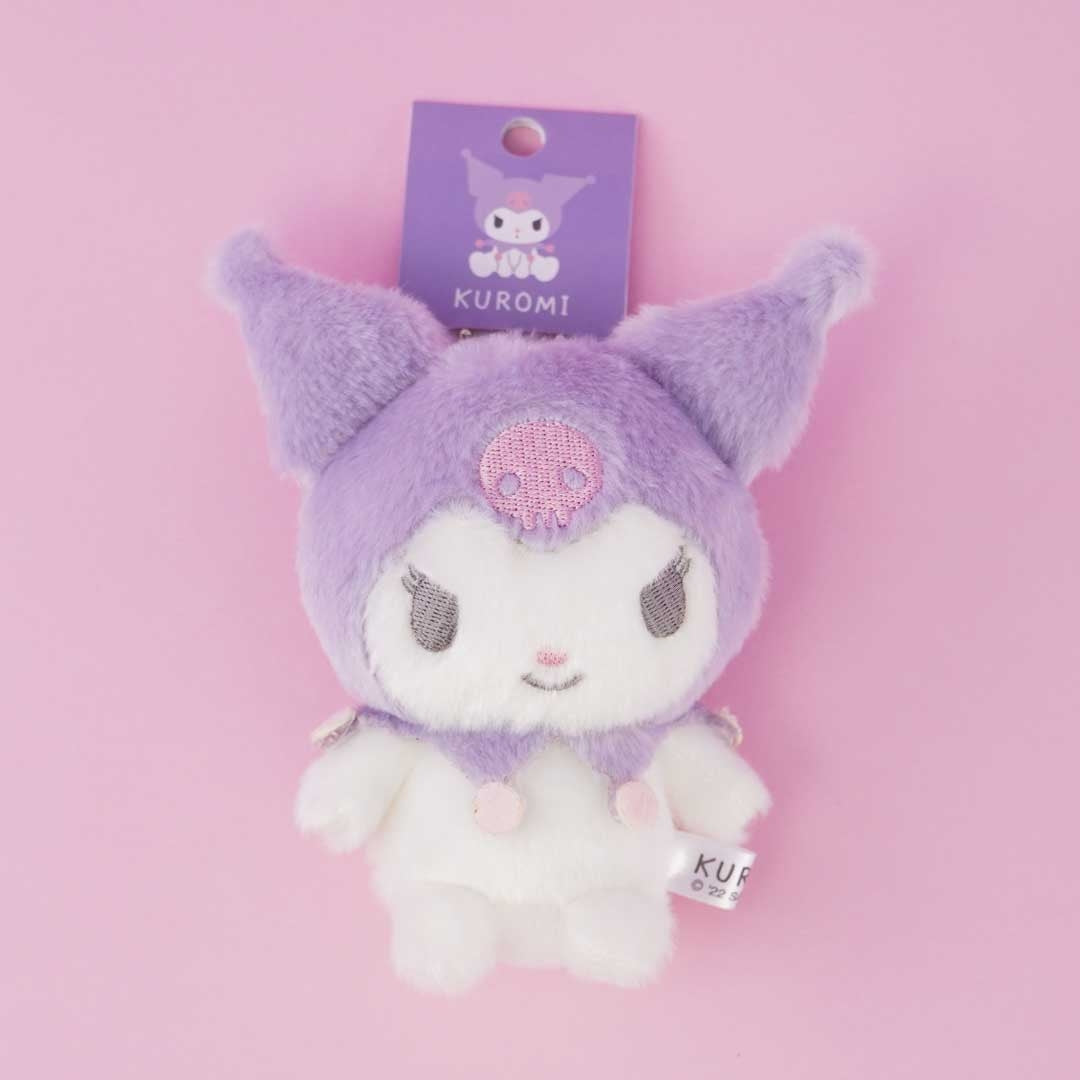 Kuromi Pastel Skull Plushie Charm - Medium