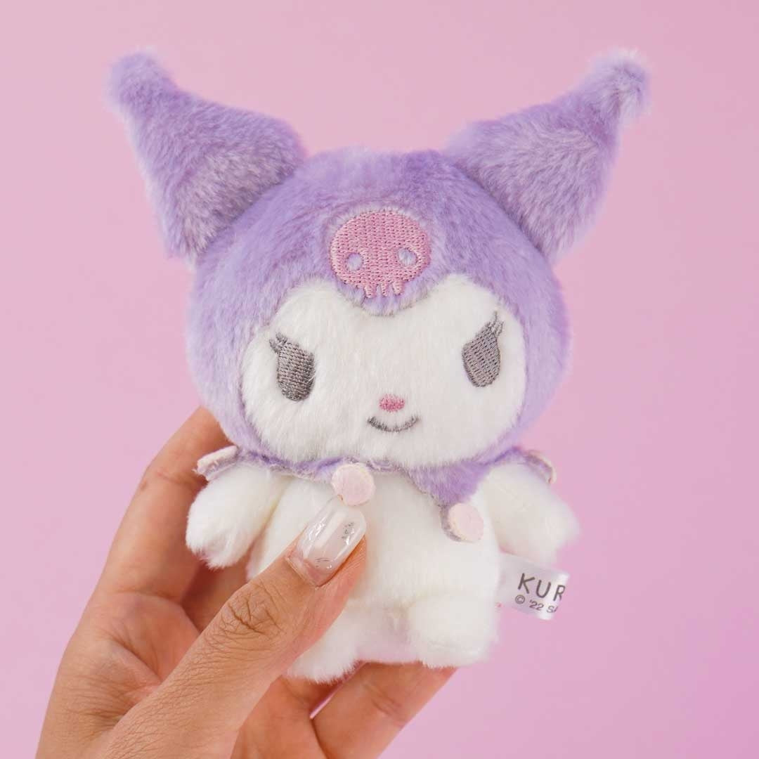 Kuromi Pastel Skull Plushie Charm - Medium