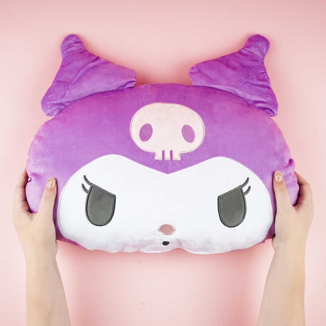 Kuromi Die Cut Face Cushion