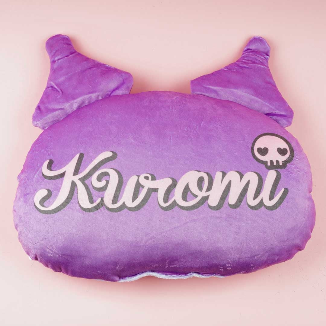 Kuromi Die Cut Face Cushion