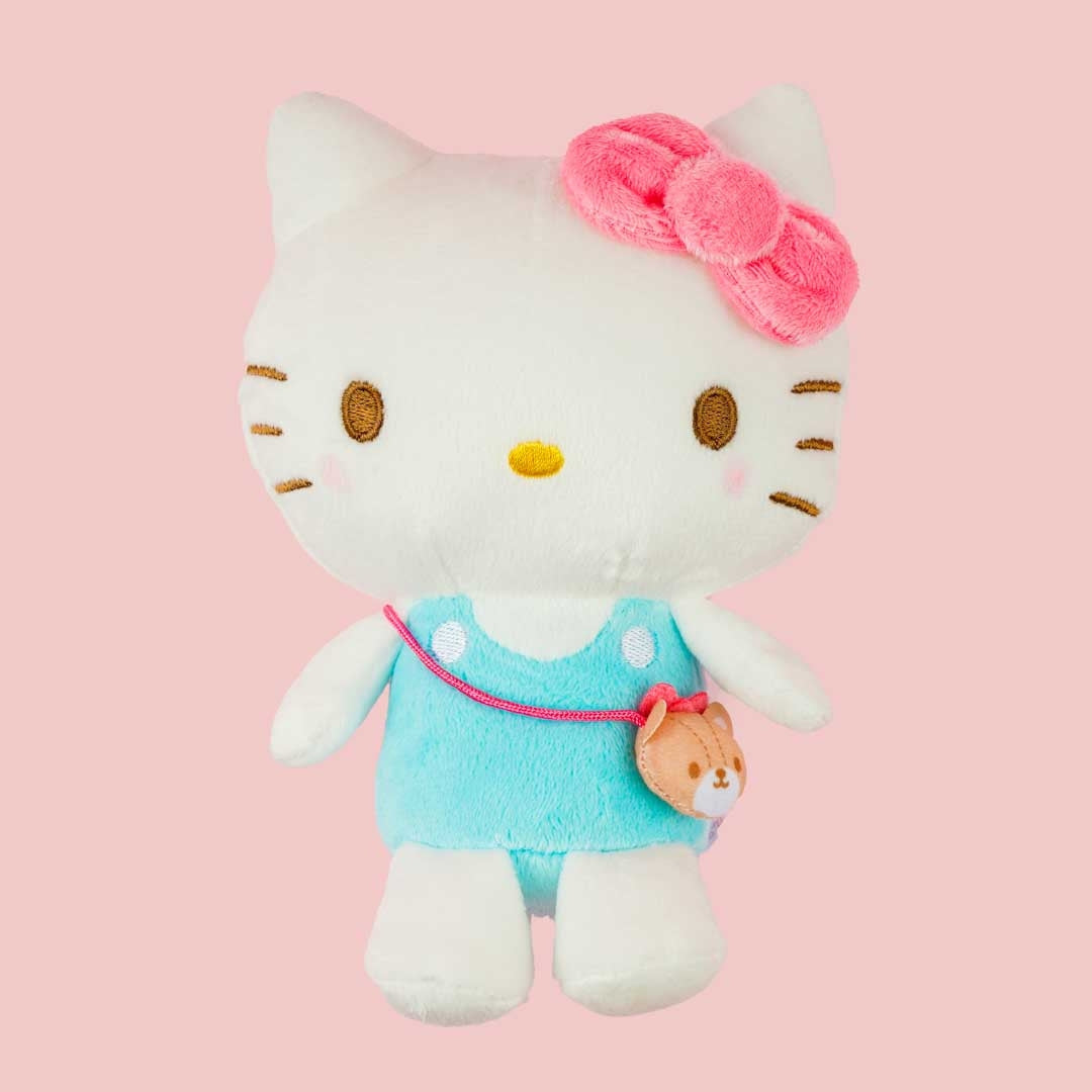 Hello Kitty Blushing Nostalgic Sitting Plushie - Medium