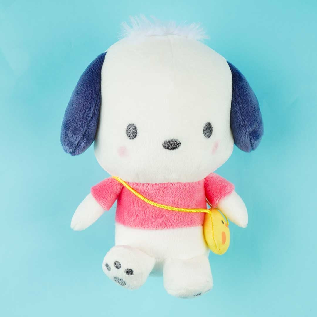 Pochacco Blushing Nostalgic Sitting Plushie - Medium