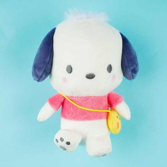 Pochacco Blushing Nostalgic Sitting Plushie - Medium