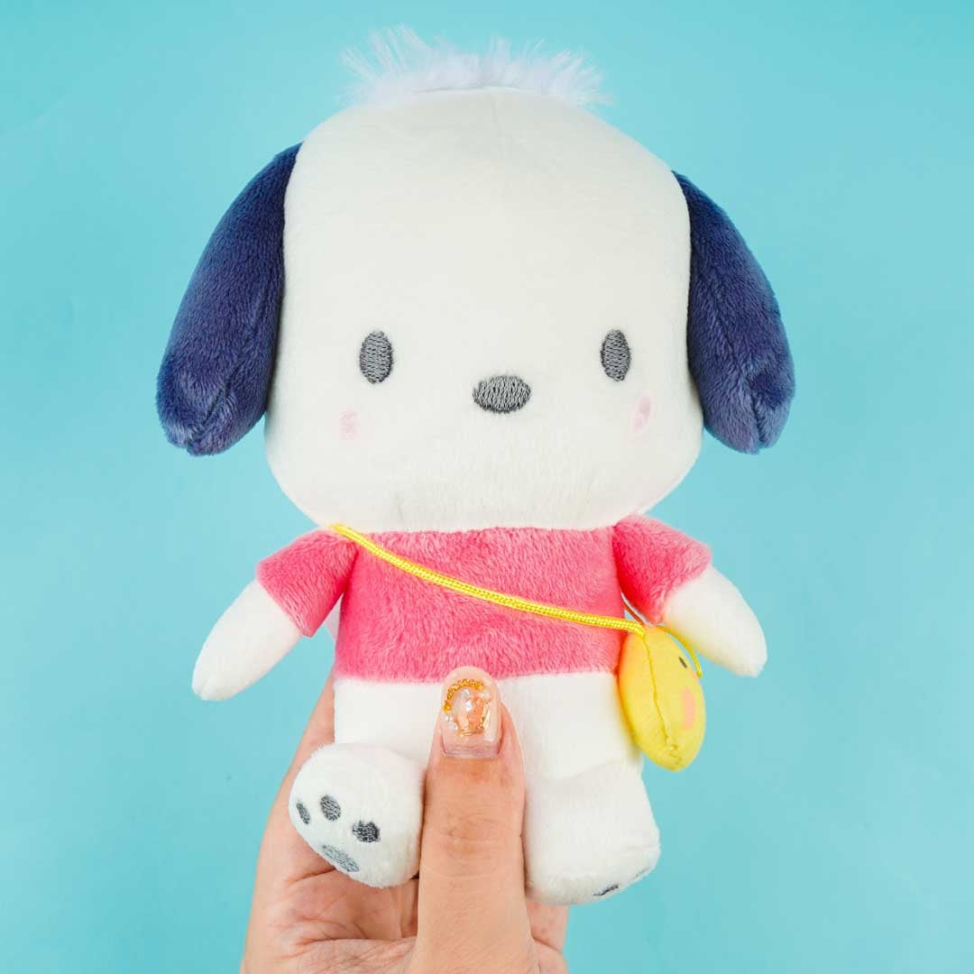 Pochacco Blushing Nostalgic Sitting Plushie - Medium