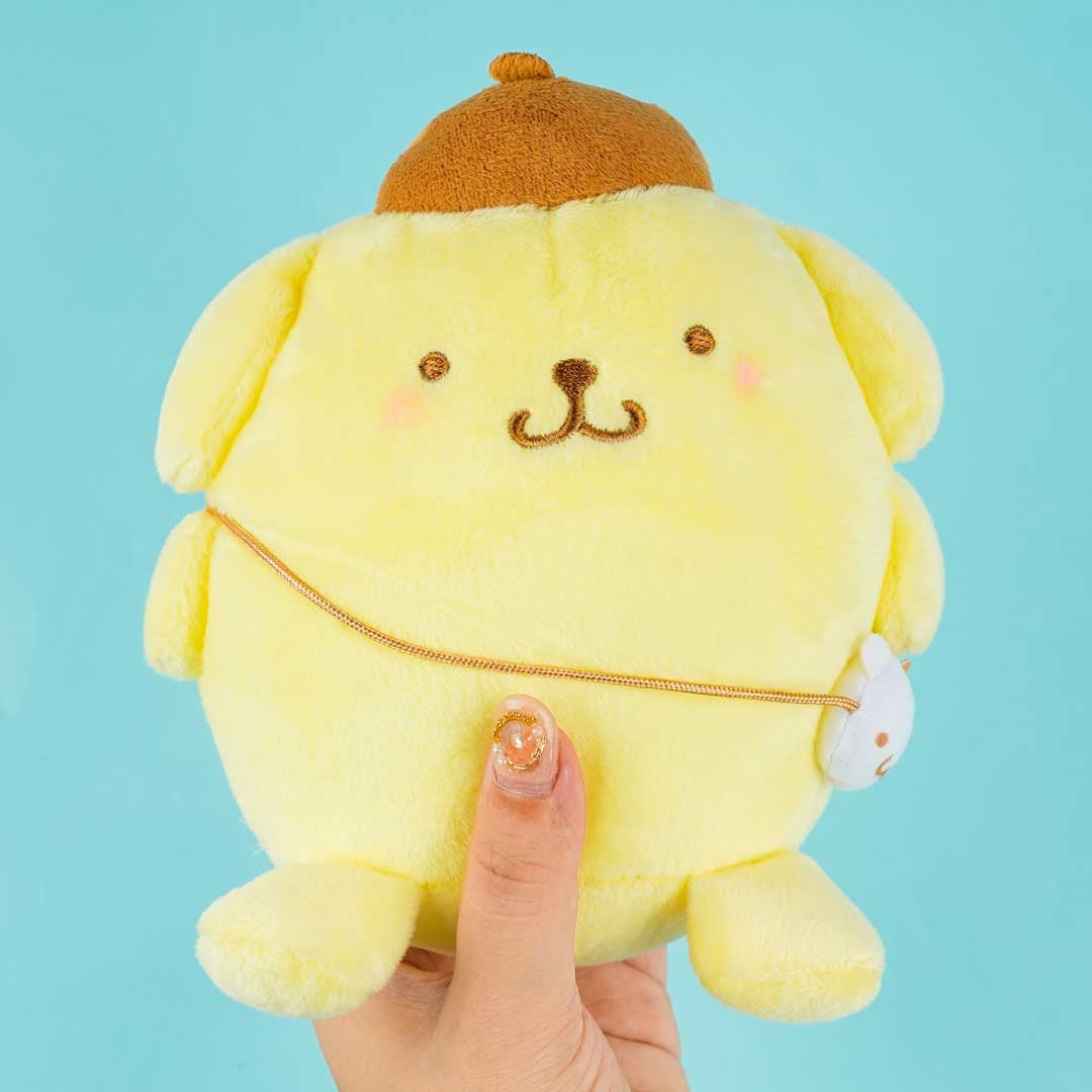 Pompompurin Blushing Nostalgic Sitting Plushie - Medium