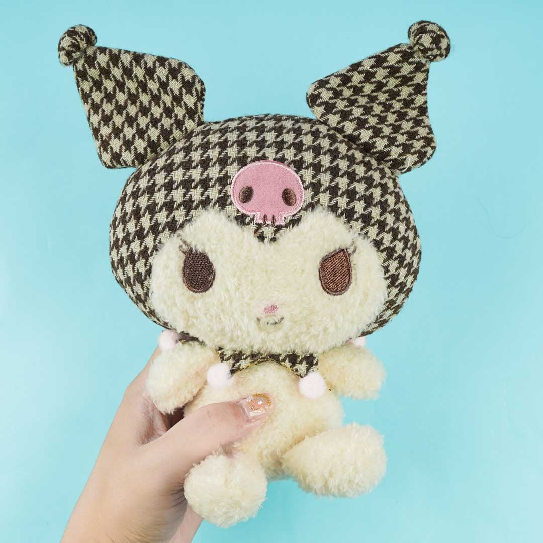 Kuromi Sweet Checkered Plushie - Small