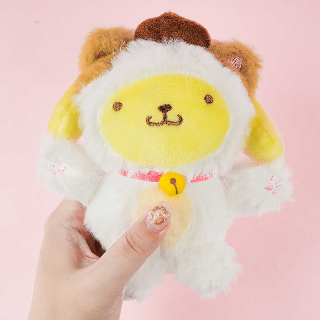 Pompompurin Happy Cat Sitting Plushie - Medium