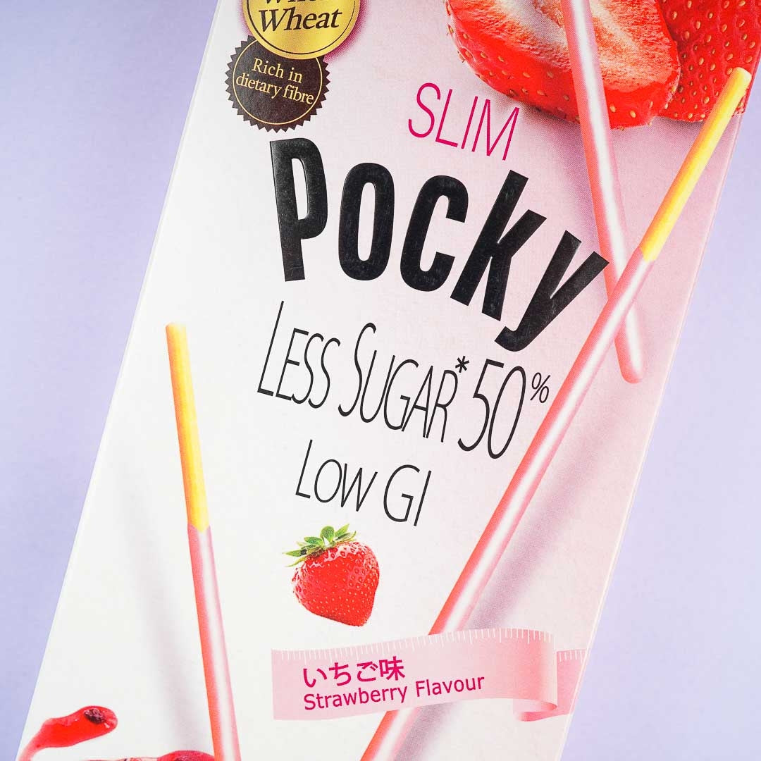 Slim Pocky Biscuit Sticks - Strawberry