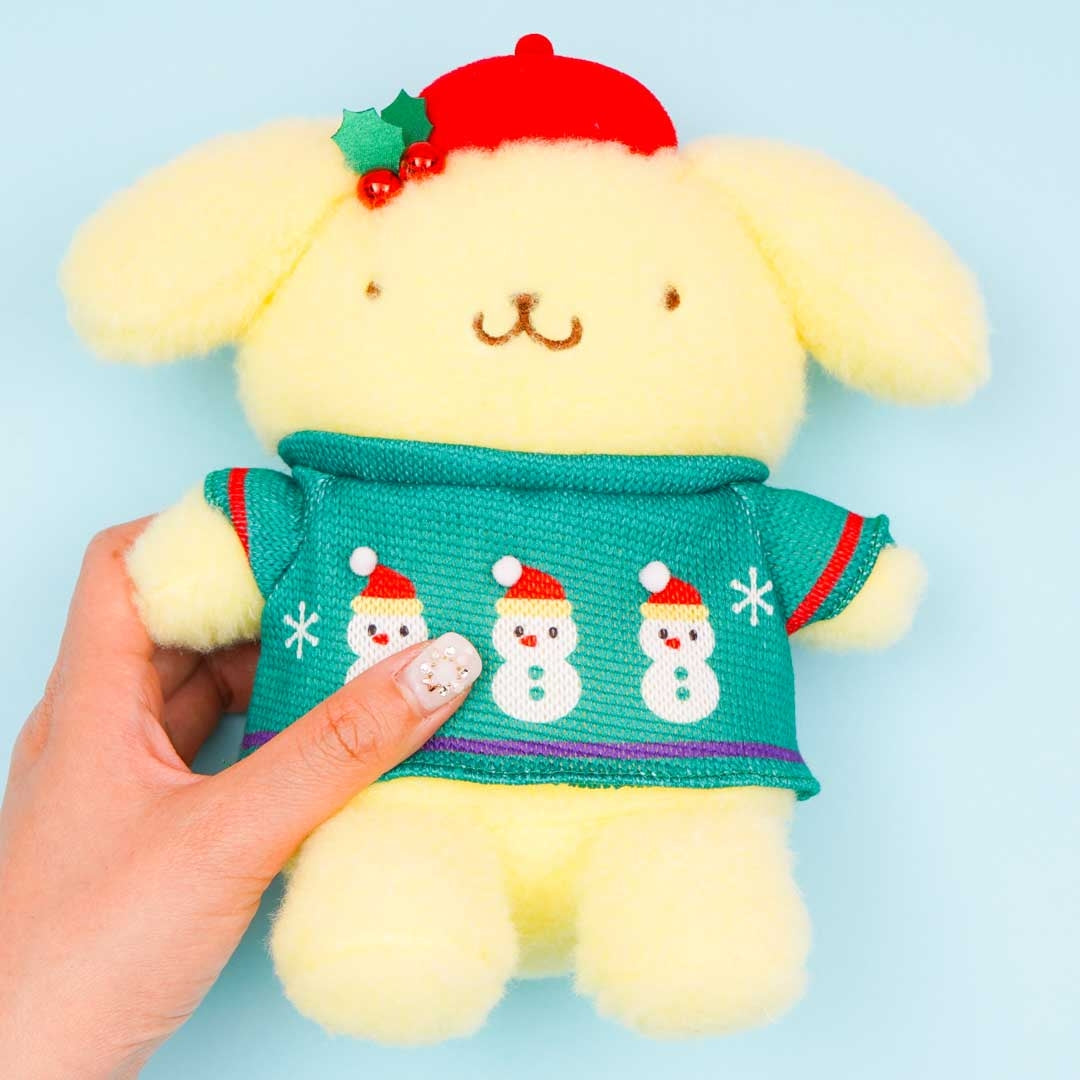 Pompompurin Christmas Sweater Plushie - Medium