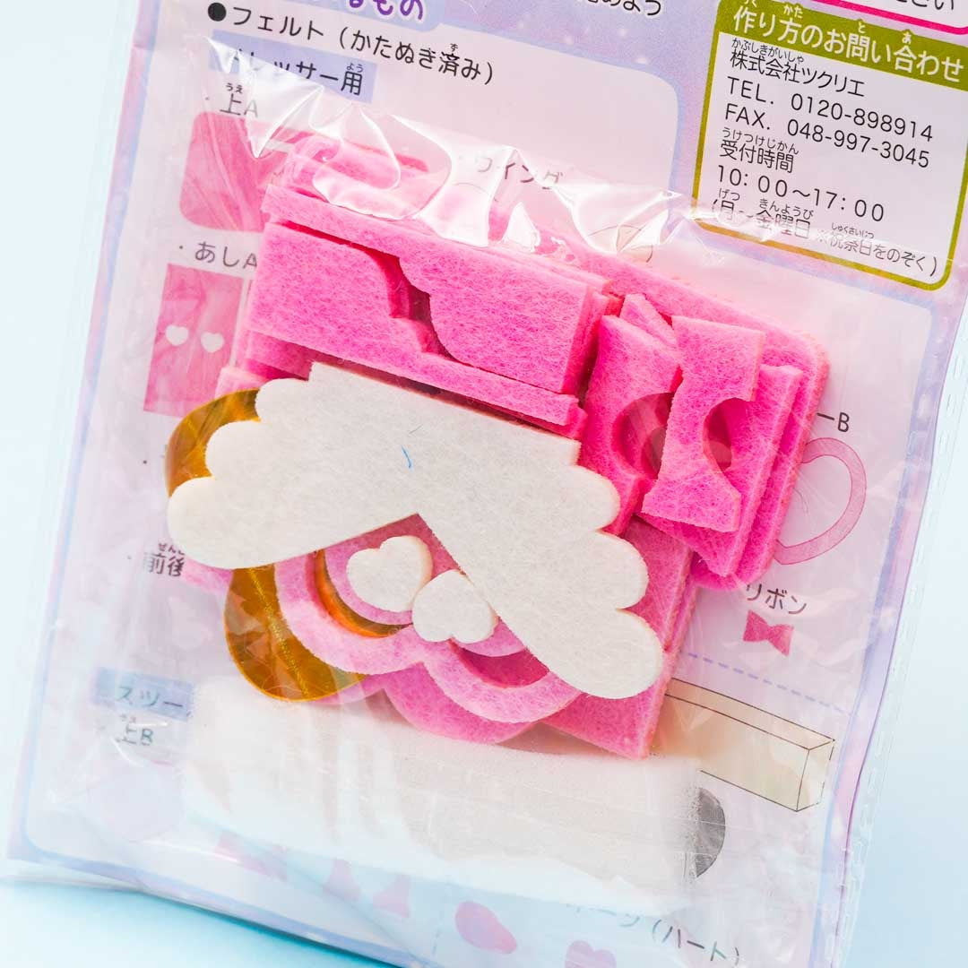 Yumemiru Petit Room DIY Kit - Pink Heart Dresser