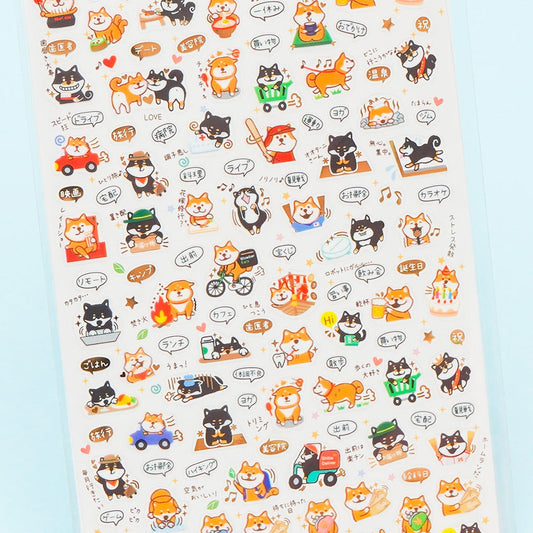 Shiba Inu Everyday Schedule Stickers