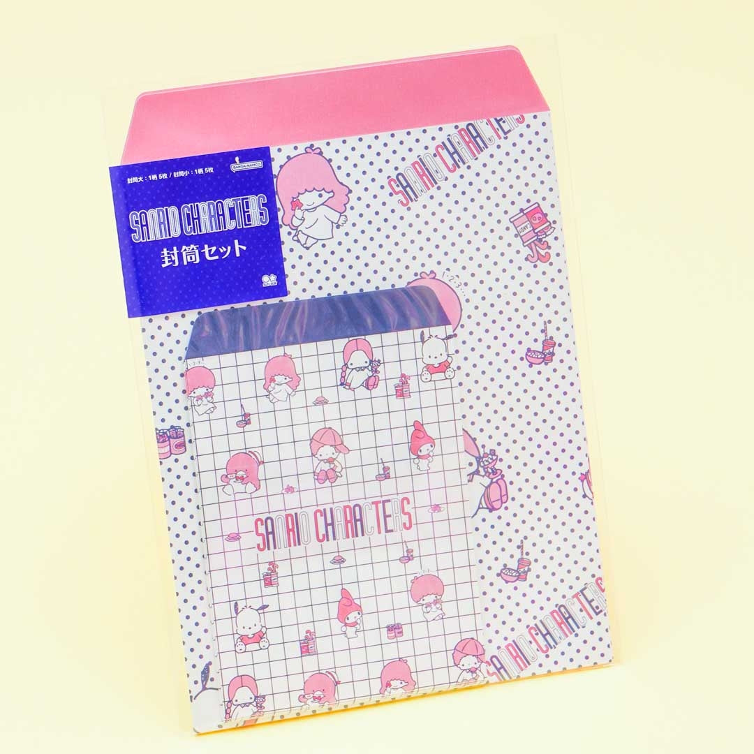 Sanrio Characters Polka Dotted Envelope Set