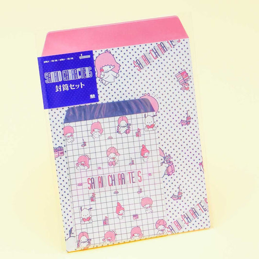 Sanrio Characters Polka Dotted Envelope Set