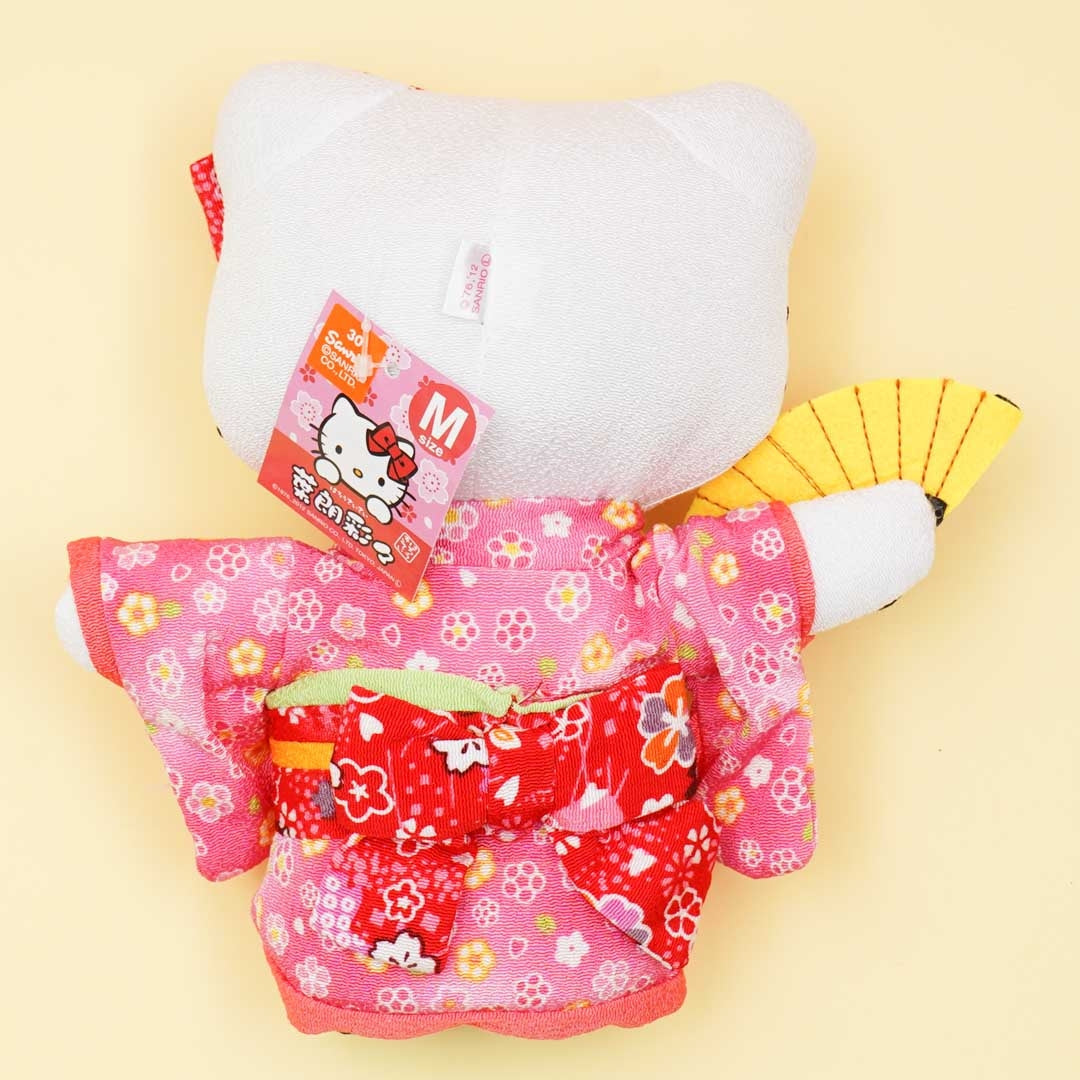 Hello Kitty Chirimen Japanese Doll Plushie - Medium