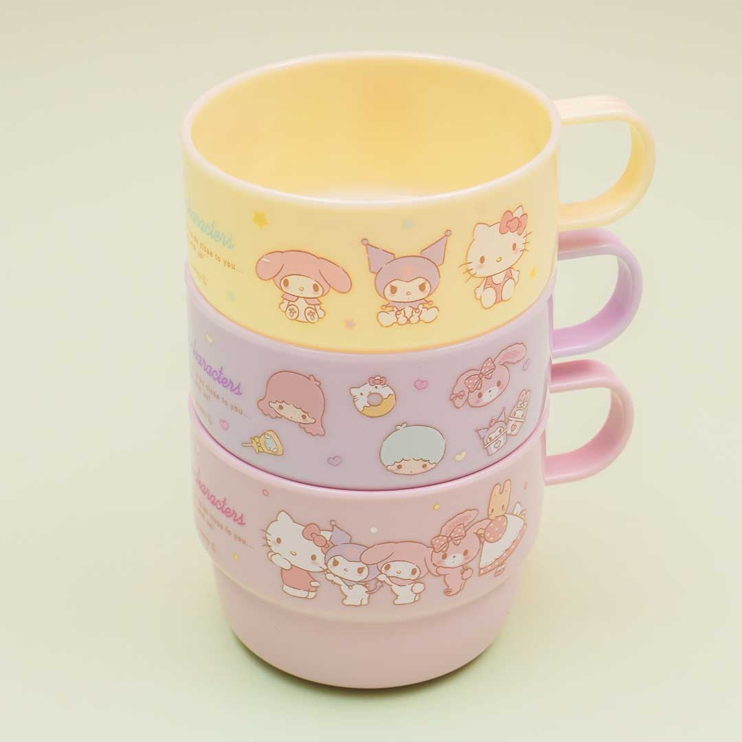 Sanrio Characters Stackable Drinking Cup Set - 3 pcs